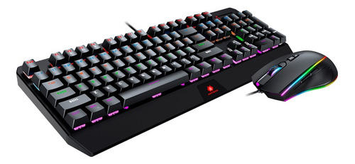 Kit Teclado Mecanico Y Mouse Antryx Gc-5100 Switch Purpura