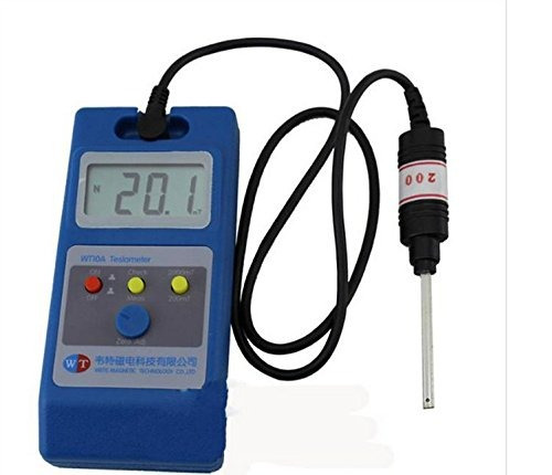 Eleoption Gaussmeter Tesla Medidor Wt10a Wt10a El Flujómetro