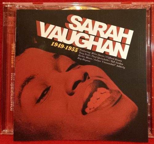 Sara Vaughan 1949-1955 2 Discos Remaster Jazz 2006. 