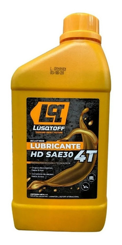 Imagen 3 de 7 de Aceite Sae 30 4t Lusqtoff Grupos Electrógenos Compresor 1 Lt