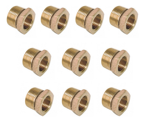 Bushing Bronce He Hi 3/4''x1/2'' (10 Unidades)