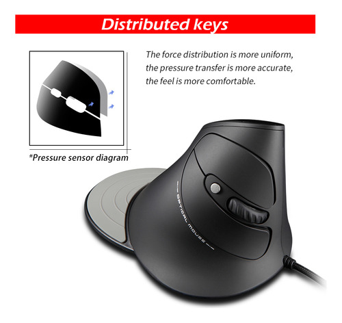 Accesorio De Ordenador Vertical. Teclas Ajustables Zelotes P