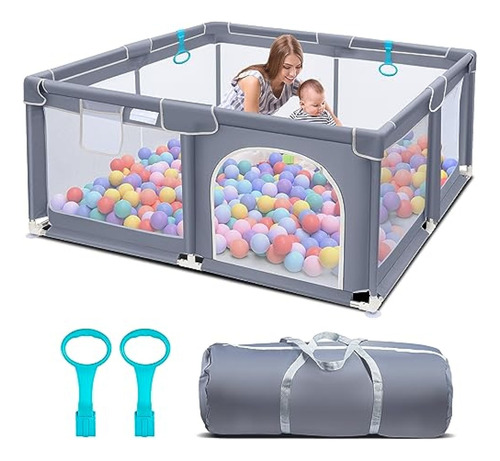 Suposeu Baby Playpen, Large Indoor And Outdoor Playard, Play