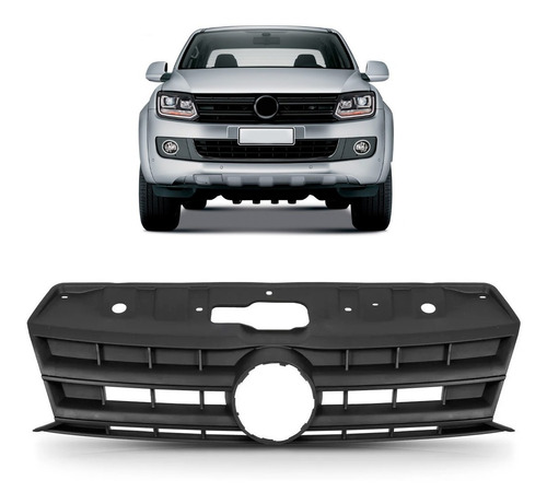 Grade Radiador Amarok 2013 2014 2015 2016 Friso Preto