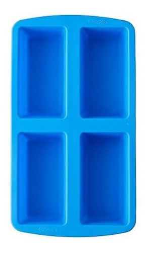 Wilton Easy Flex Silicone Four Cavity Mini Loaf Pan