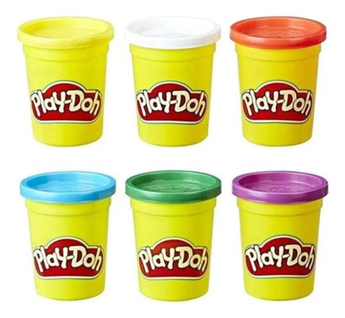 Play Doh: Colores Primarios 6 Pack