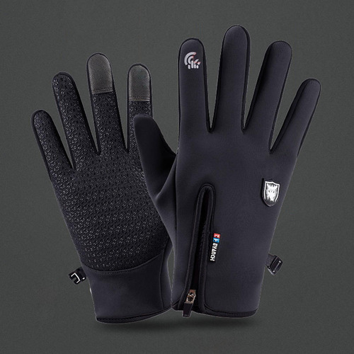 Imagen 7 de 9 de Guantes De Snowboard Guantes De Nieve A Prueba De Negro L