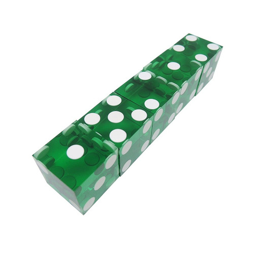 Dados De Casino De 19 Mm Con Los Bordes De Los Números De Se