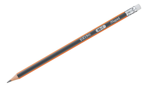 Bote De Lapiz Maped Triangular Black-peps #2 Hb C/72 Piezas