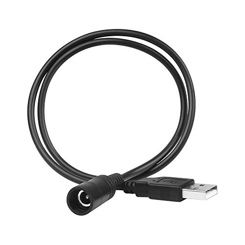 Electop Usb 2.0 Macho A Dc 5.5x2.1mm Hembra Cable Adapt...