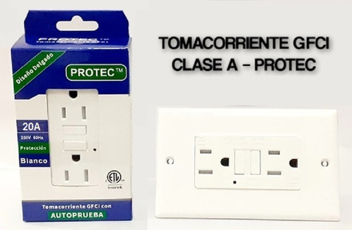 Tomacorriente Gfci (ground Fsult Circuit Interrupter) 