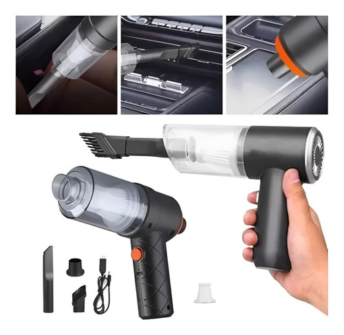 Mini Aspiradora De Mano Sopladora Inalambrica Recargable Usb