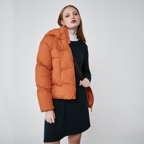 Campera Puffer Juno Orange