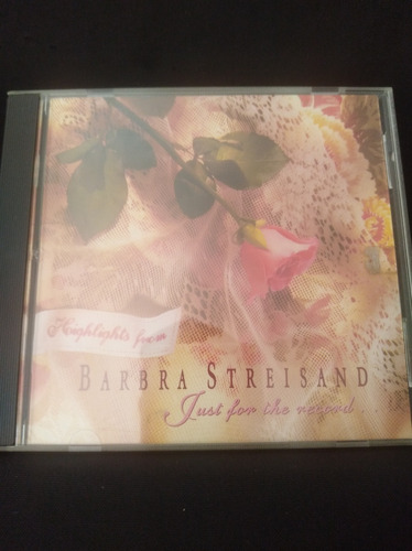 Cd Barbara Streisand Highlights From Just For The Record