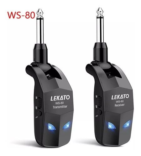 Receptor Transmisor Inalámbrico Guitarras Bajos Lekato Ws-80