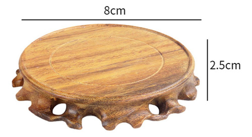 3 Base Tetera Base De Acuario Estatua De Buda Soporte 8cm