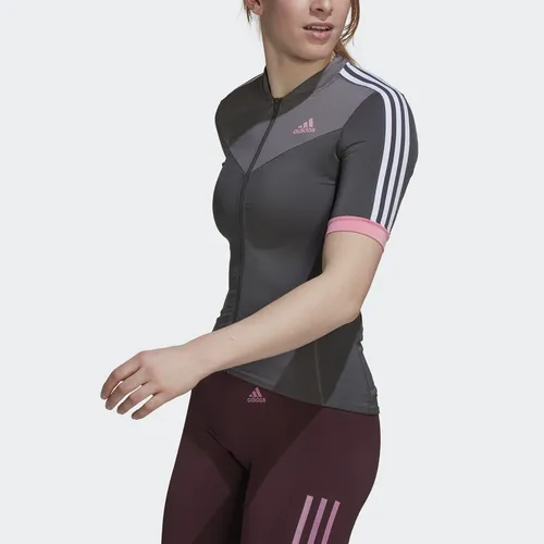 Mailot De Ciclismo Manga Corta Letras Hd0891 adidas