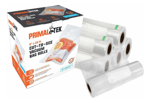 Primaltek Rollos De Bolsas De De Tamaño Cortado, Fácil De Us