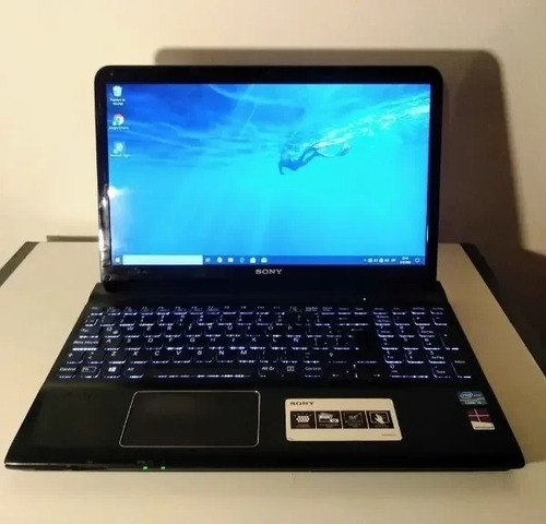 Notebook Sony Vaio I3 Turbo 6 Gb 750 Hdd T/iluminado 15,6!