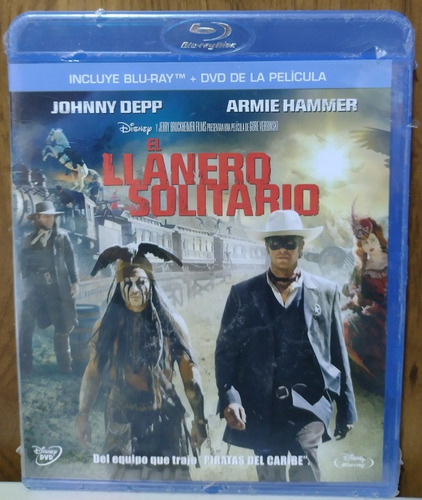 El Llanero Solitario Blu Ray + Dvd Nuevo Sellado Lone Ranger