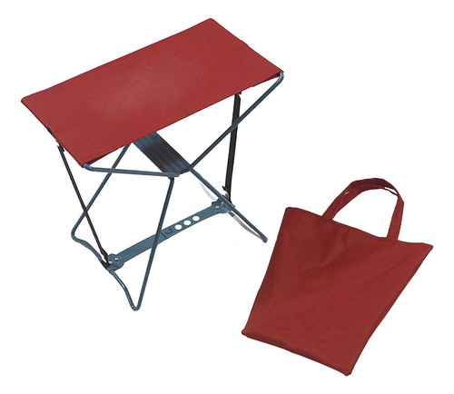 ' Taburete De Pesca Plegable, Taburete De Camping Rojo