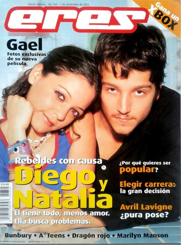 Eres Diego Luna Natalia Lafourcade Bunbury Marilyn Avril (Usado)