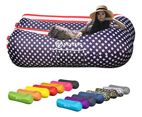 Nevlers Inflable Lounger Air Sofa - Sofá Inflable Portátil P