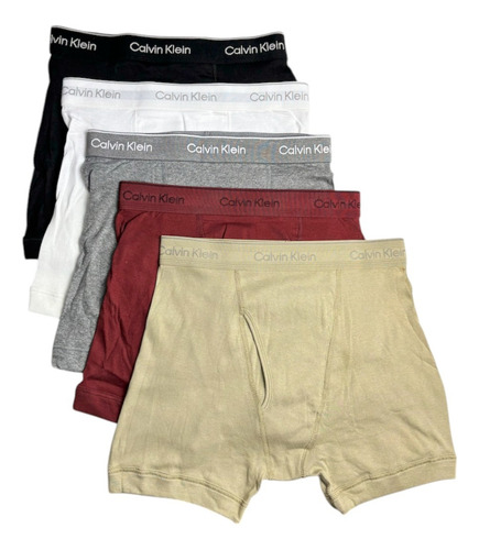 Pack 5 Bóxer Calvin Klein Brief De Algodón 4103900 Original