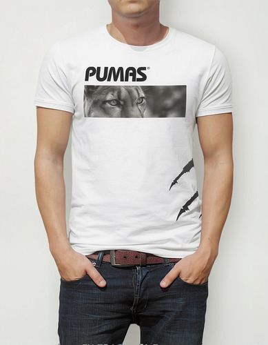 Playera Hombre Pumas Unam Original Enfoque D