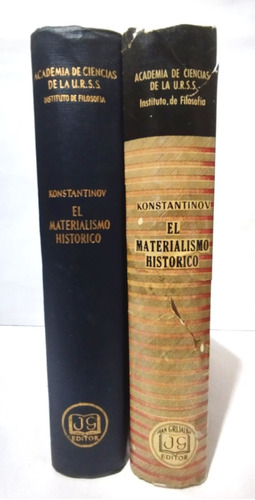 El Materialismo Historico - F.v. Kostantinov 1957 U.r.s.s.