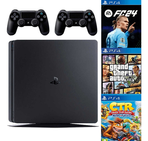 Sony Playstation 4 1tb + Los Mejores Juegos (Reacondicionado)