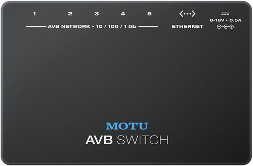 Motu Avb Switch Para Interfaces Motu Avb Digisolutions