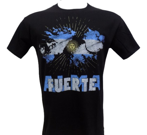 Remeras Almafuerte Iorio Bandera Argentina Escudo Malvinas