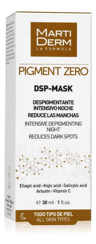 Mascarilla facial para piel todo tipo de piel Marti Derm Pigment Zero DSP-Mask y 30mL
