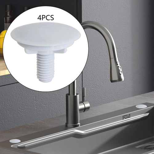 6 X 4 Uds. Tapón Ciego Para Tapa De Agujero De Grifo De