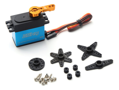 Robot Digital Esc 1/10 Servo High De 25 Kg, Servo 270° Para