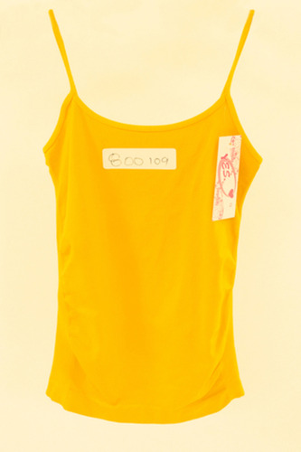 Blusa Dama Amarillo Manga Corta Lisa Mundo Terra 153062