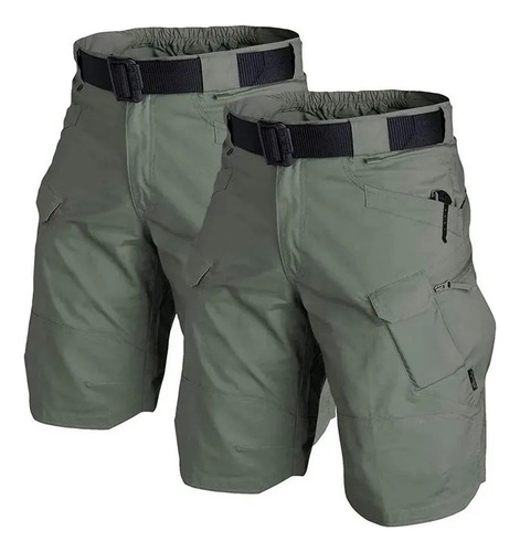 Impermeable Policía Militar Táctica Pantalones Cortos, Ix7