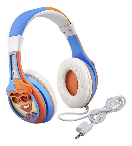 Ekids Blippi Auriculares Para Niños, Auriculares Con Cable.