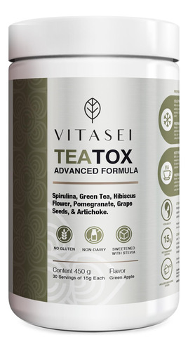 Vitasei Teatox - Relajacion De Hinchazon Para Mujeres Y Homb