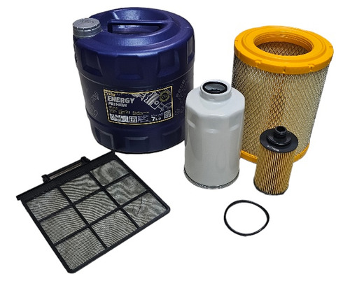 Kit De Filtros Para Maxus C35 + Bidon De Aceite 7 Litros 