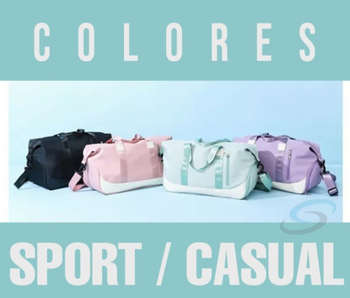Maleta Deportiva Gym Viaje Impermeable Morral De Moda Tp Am7