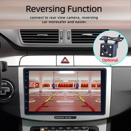 Imagen 4 de 5 de Radio Reproductor 7 Pulgadas Android 10 Wifi Gps Camara, Bt