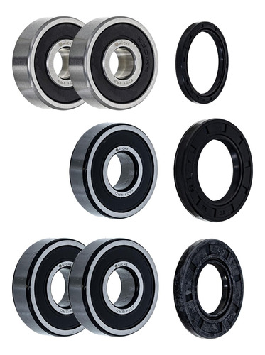 Wheel Bearing Seal Kit For Yamaha Rz350 6301-2rs 6302-2rkqe6