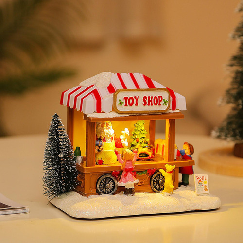 Adornos De Escritorio, Figuras Navideñas, Regalo,