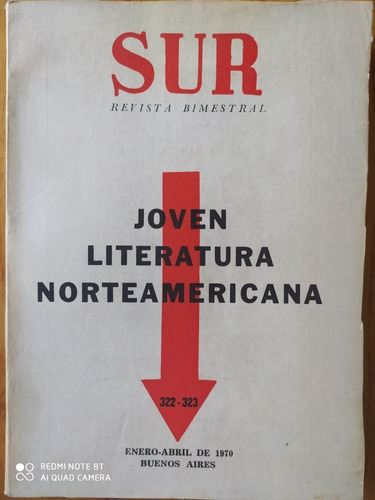 Revista Sur 322 / 323 - Joven Literatura Norteamericana