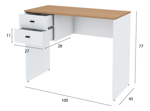 Escritorio Centro Estant Evo Blanco Paraiso Ancho: 100cm