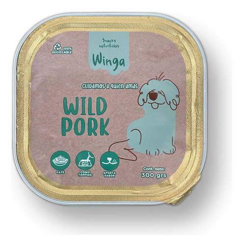 Paté Wild Pork 300 Grs (perros) - Winga