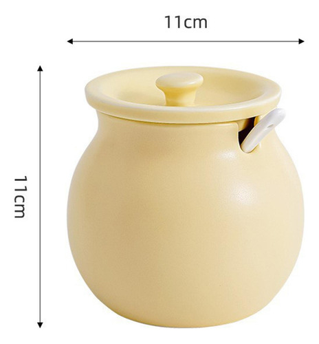 New,. Recipiente De Cerámica Para Cocina, Con Tapa, S