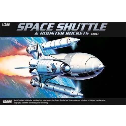 Space Shuttle And Booster Rockets - 1/288 Academy 12707